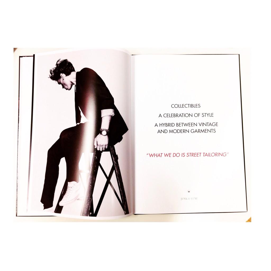 ColabAgencies's tweet image. "What we do is street tailoring" come and see the collection @JacketReqd #jacketreqd #junkdeluxe