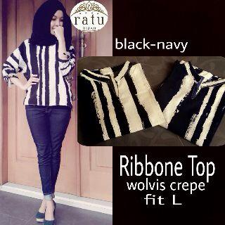 Ribbone top - twistcone - fit to L - 85.000