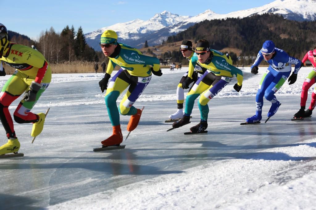 Leander van der Geest en Remco Schouten in actie op het ONK