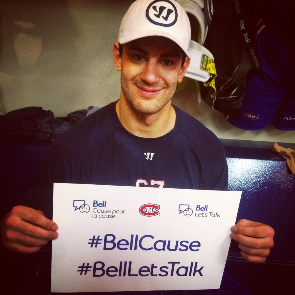 CanadiensMTL's tweet image. Max veut vous voir tweeter #BellCause! / #Habs fans, Max wants to see your #BellLetsTalk tweets!