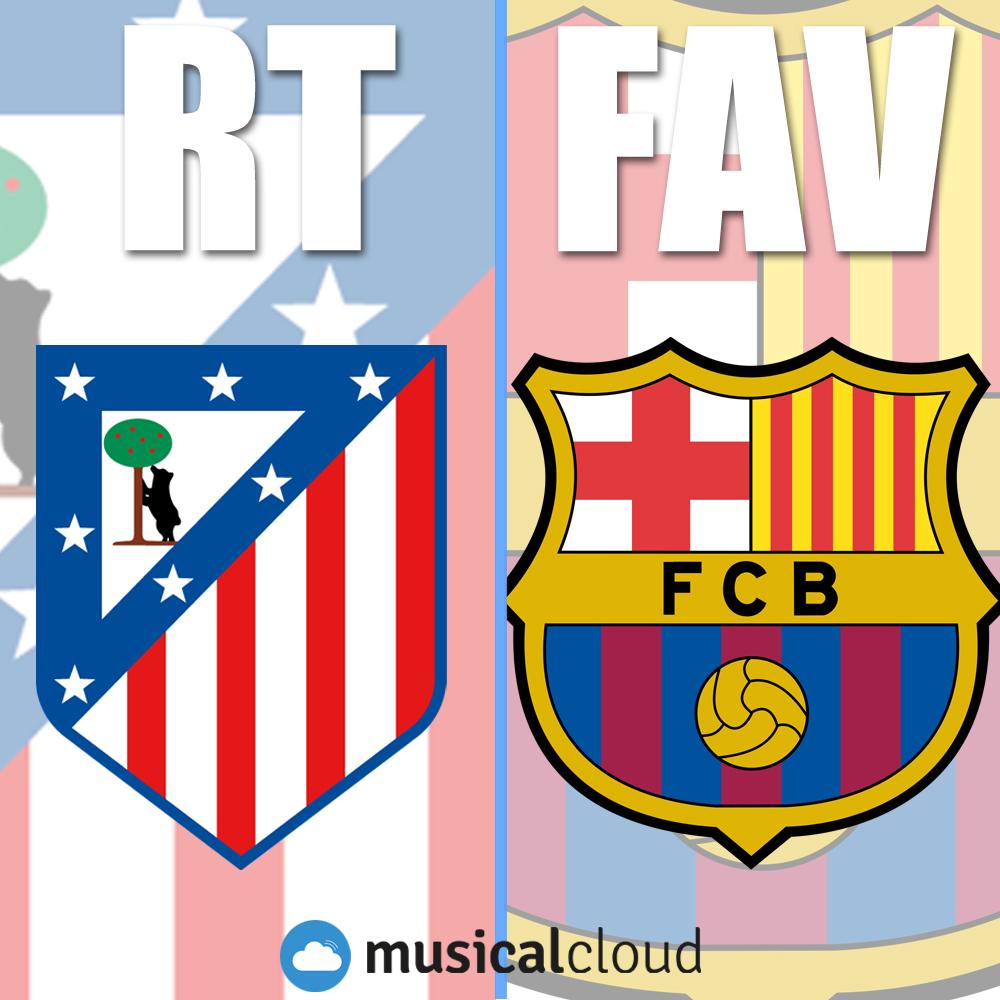 MusicalCloud's tweet photo. Eliminatoria épica en la #CopaDelRey.
¿Habrá remontada atlética?

RT - ATLÉTICO DE MADRID
FAV - BARCELONA http://t.co/GsR9emxc18