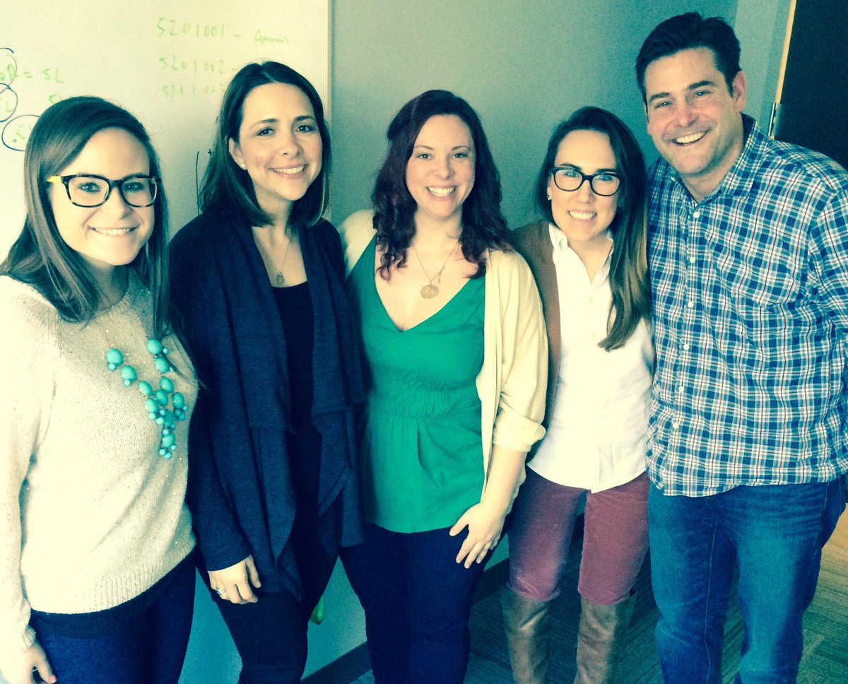 SIMPartners's tweet photo. The marketing team w/ CEO @JonSchepke post #SIMWebinar yesterday. It was our largest webinar to date! #localsearch http://t.co/iggZ5OGWTc