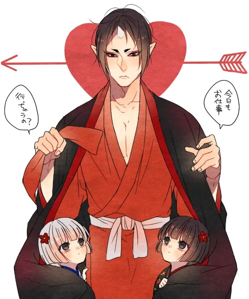 !!!!!! #鬼徹子供キャラ真剣お絵描き60分 済みません、0時からスタートしました;; 