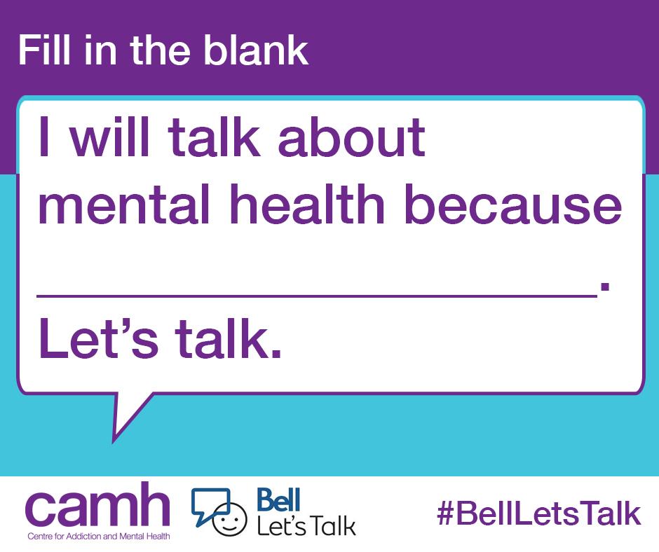 Lots of people on FB are talking too! Lend your voice ow.ly/I5OVD #BellLetsTalk