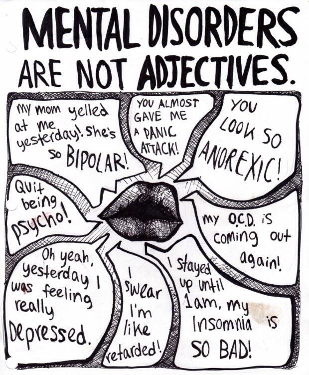 End the stigma of mental disorders. #BellLetsTalk
