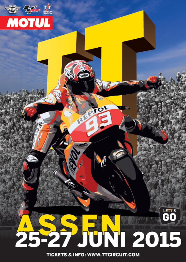 WeAre93's tweet photo. The Dutch GP is very far but the poster is ready. Beautiful, isn't it? @marcmarquez93 #Assen #IAM93 http://t.co/zlI5kwKE93