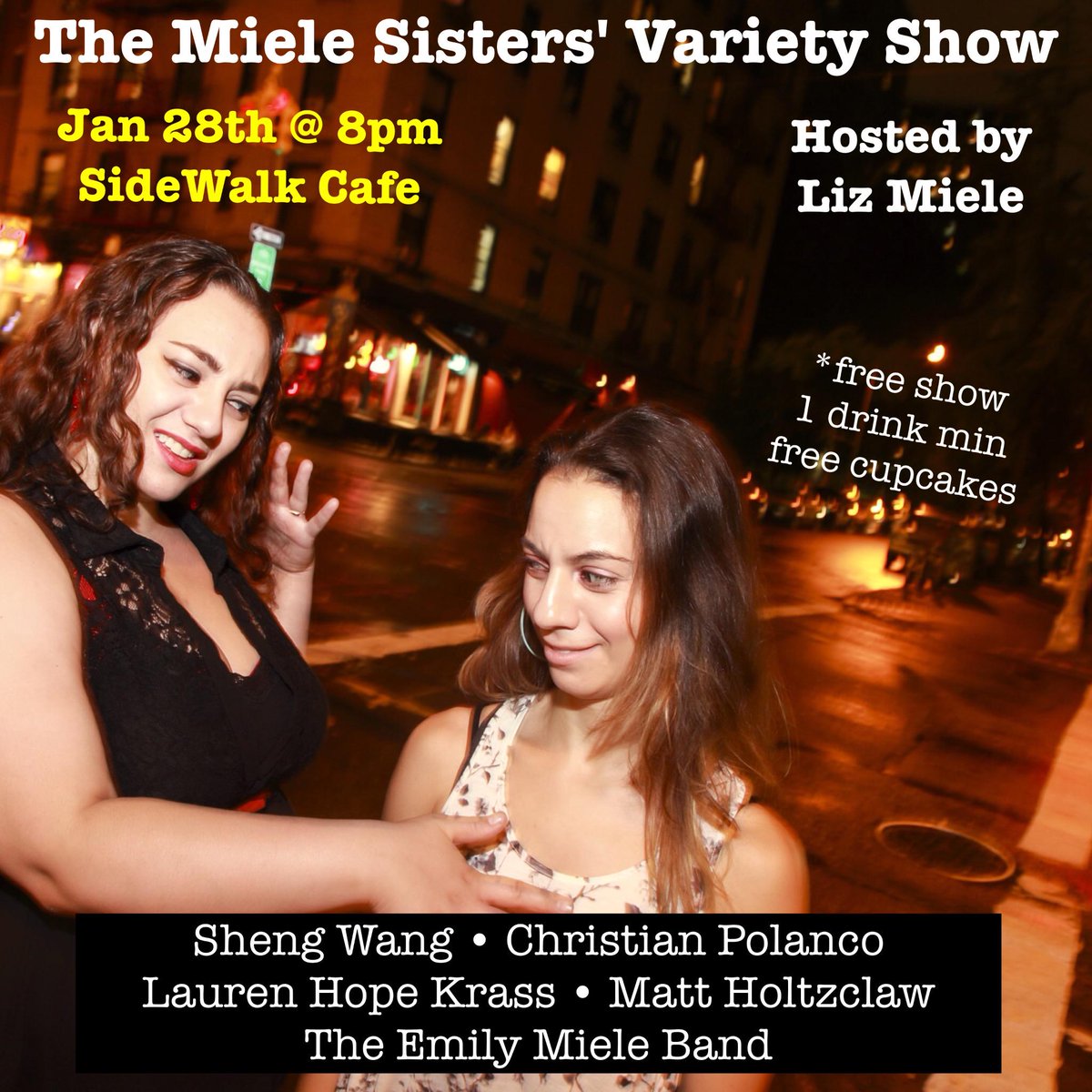 2night <a href="/TheMieleSisters/">The Miele Sisters</a> show @ 8pm <a href="/sidewalkNY/">Sidewalk Cafe NYC</a>  w <a href="/shengwangtime/">sheng wang</a> <a href="/laurenkrass/">Lauren Hope Krass</a> <a href="/chrispolanco/">Christian Polanco</a> <a href="/MattHoltzclaw/">Matthew Holtzclaw</a> &amp; @elmjazz
