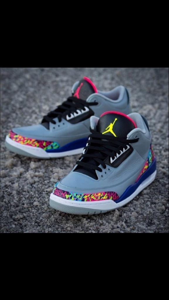 DapperDecisions's tweet image. Air Jordan 3 Retro Bel-Air Custom