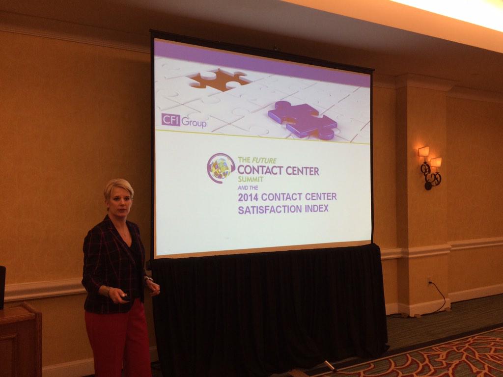 CFIGroup's tweet photo. Our own Stefanie Henson shares insights from our soon to be released #2014CCSI in a workshop #TFCCS @CallCenter_IQ http://t.co/Hi2wjO8vJD