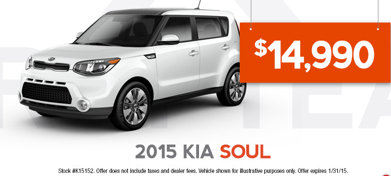 FirstTeamKia's tweet photo. Take advantage of this great deal on a 2015 #Kia Soul before it's over. See one today:

http://t.co/z9uxNsQ5aM http://t.co/CWQFh8q2Zm