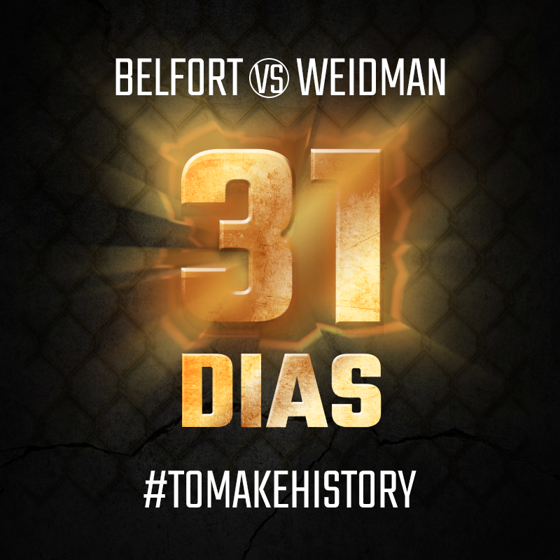 vitorbelfort's tweet photo. 31 dias para #fazerhistória! 
---
31 days #tomakehistory! 

#ItsNotThatLong #ItsComing  #TowardsTheThirdBelt http://t.co/kINmZa7GFs