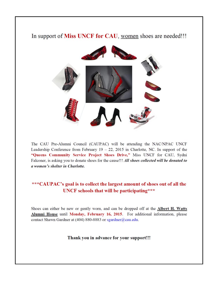 CAU_Alum_Rel's tweet photo. The Office of Alumni Relations is asking alumni to please support Miss UNCF for Clark Atlanta University!!! http://t.co/xDfuEXcVKz