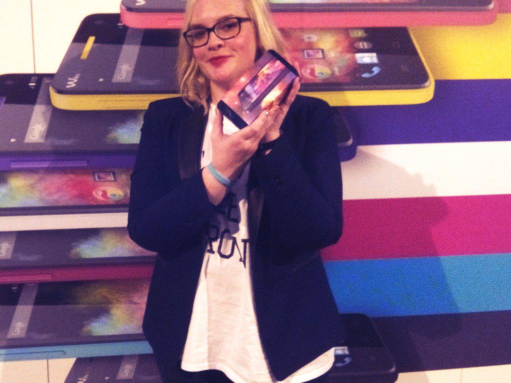 Wiko_CH's tweet photo. And the winner is @SteffiHidber #GameChangerCH http://t.co/fws01vjgHj