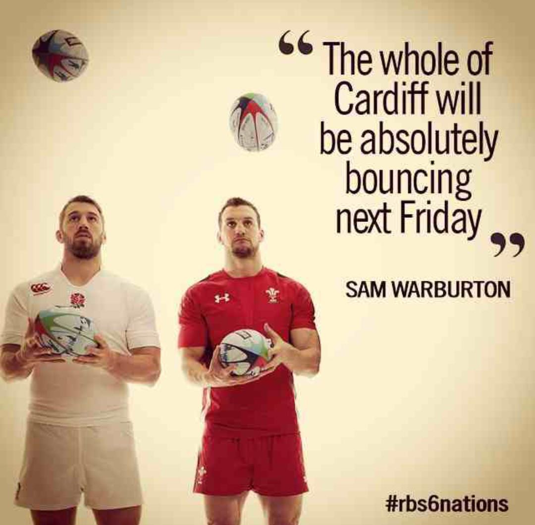 TheRugbyGeneral's tweet photo. Whos excited? 
Whos going?
Whats your predictions? 
 #Rbs6nations #TellTheGeneral @EnglandRugby @WelshRugbyUnion http://t.co/L686LPl9CQ