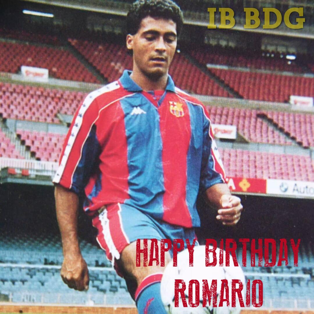 Feliç 49th Aniversari Romàrio de Souza Faria. Happy Birthday from Indonesia 
