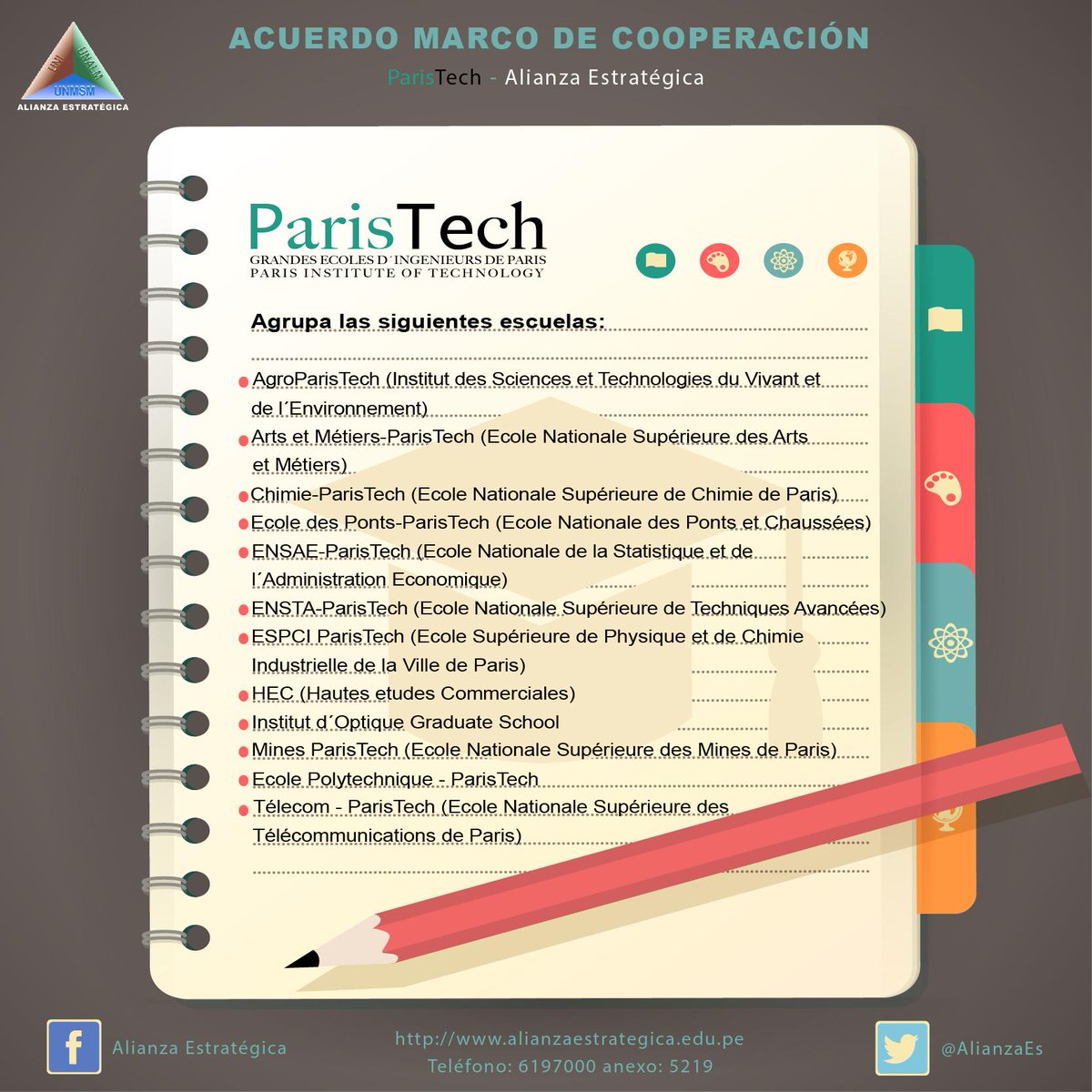 AlianzaEs's tweet photo. Becarios de la AE pertenecieron a ParisTech gracias a un acuerdo, ¿Qué esperas tú?
Convenio➝ http://t.co/kHczDivR0o http://t.co/fquuoOy2VD