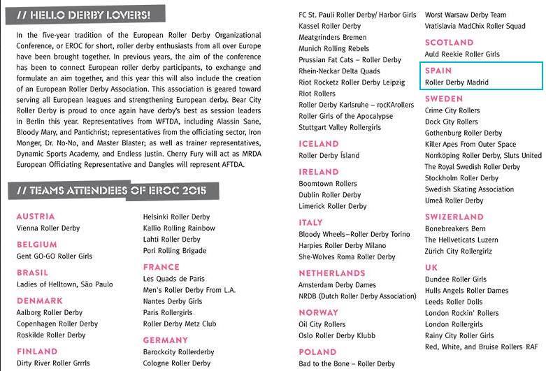 rderbymadrid's tweet photo. ¡Nos vamos al #EROC2015 acogido por @bcrd_berlin! Para aprender e intercambiar experiencias sobre #RollerDerby :) http://t.co/Bvw3djC4VW