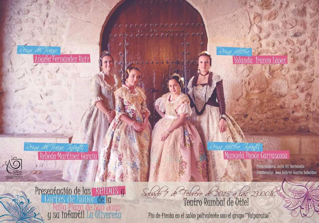 fallarambla's tweet photo. Sábado 7 de febrero. Presentación Falla Plaza San Juan y su infantil La Olivereta #yaquedamenos #fallas2015 http://t.co/TD1a4MdXLC