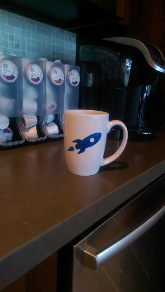 Our new coffee mug! 👌 #coffee #foodie #tech #springshot #SanFrancisco #Gamification #technology #wednesday