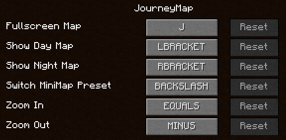 Journeymap Jadeskysong Minecraft Options Controls Lets You Change Keybindings And Find Conflicts
