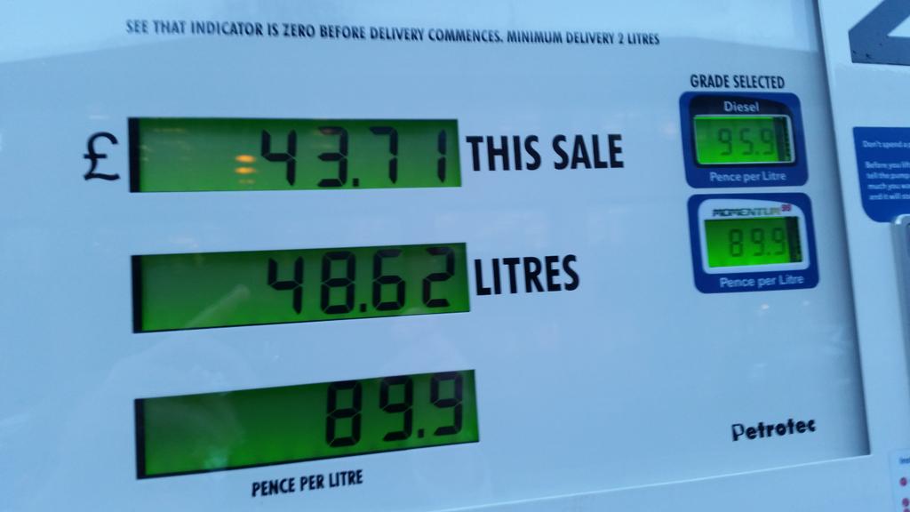 Storeview's tweet image. 89.9.... 89.9!!!! Cheers @Tescofuelsave  @TescoPFS  #fuelsave