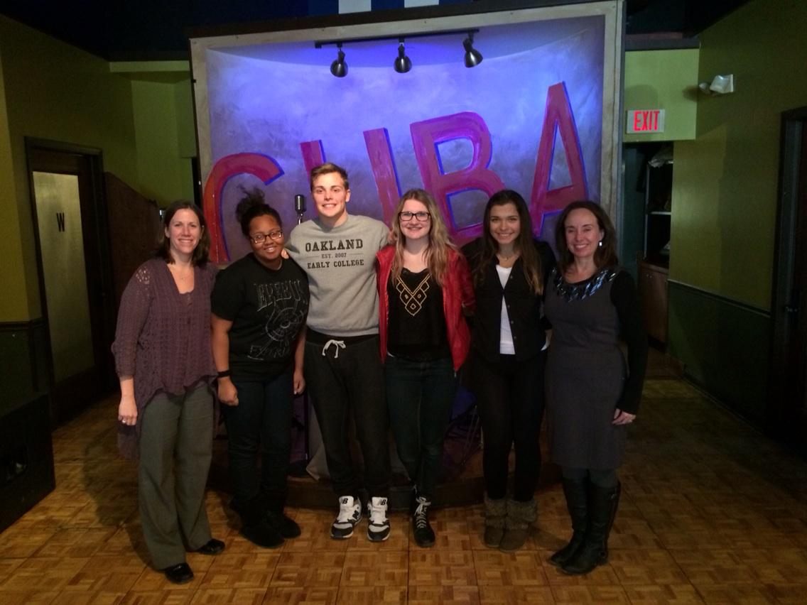 OakEarlyCollege's tweet photo. Spanish 3 students dining at Cuban Cuisine #detroit #cuban #oecfun http://t.co/l7b56f0OmT