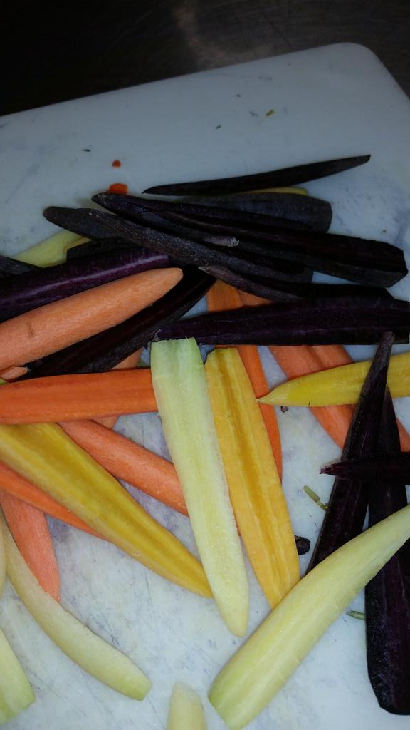RidgewellsDC's tweet photo. The beginnings of carrot confit @WBJonline @WBJBookofLists #gallery85 see u there. http://t.co/gQTwPMLzIw