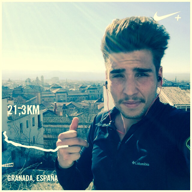 Seagull_Sanchez's tweet photo. Media maratón DONE😁! #running #nikeplus #Granada Acabo de correr 21,3 km con Nike+. http://t.co/Jy7hkofetC #nikeplus http://t.co/vdRplh0Ics