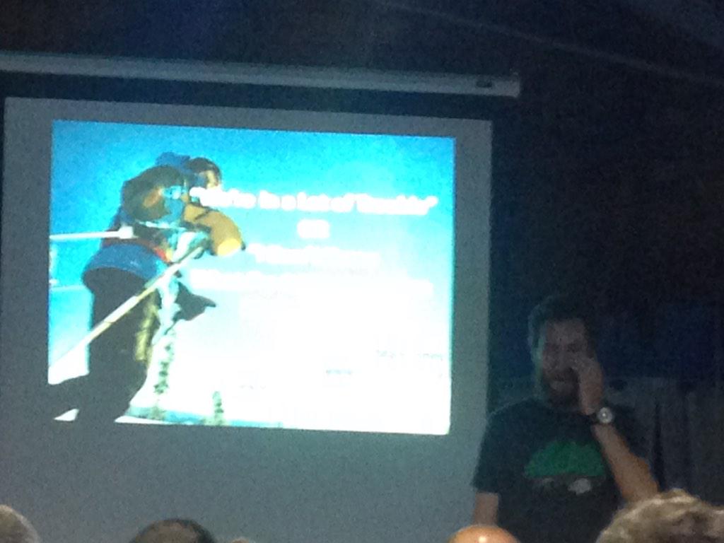 EverydayAdvent's tweet photo. At @Mark_Hines talk taking notes and learning for our speaking night in March #everydayadventurer #adventure http://t.co/rLImgfCcwb
