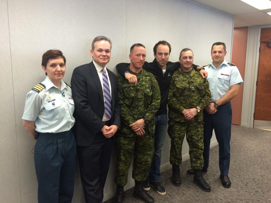 maureenashton's tweet photo. Highlight of my career thus far: helping organize today's @CanadianForces panel discussion for #BellLetsTaIk #lucky http://t.co/IcU0c7rZa0