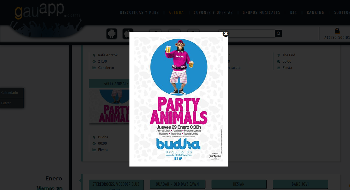 gauapp's tweet photo. Mañana en @BudhaBilbao animal #party con @djimanol y @danidhez dejándose la piel! Si no lo conoces ya estás tardando! http://t.co/MG1DJ8jYXM