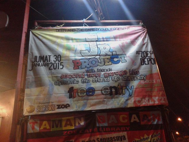 Woww!! Banner sudah terpasang. Ready for party yaaa <a href="/SFGbluesband/">Second Floor Garage</a> <a href="/dynamic_trio/">Dynamic Trio</a> <a href="/KITS_FP/">KITS</a> dan yg lainnya....😉😉😉