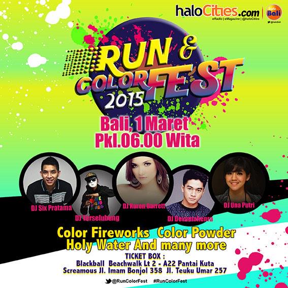 CityHype_Bali's tweet photo. #BRCF10 Ada 2 tiket #BaliRunColorFest GRATIS. RT twit ini 1 kali saja! Diumumkan malam ini Pkl. 23:00 http://t.co/eW4rQXoQtt