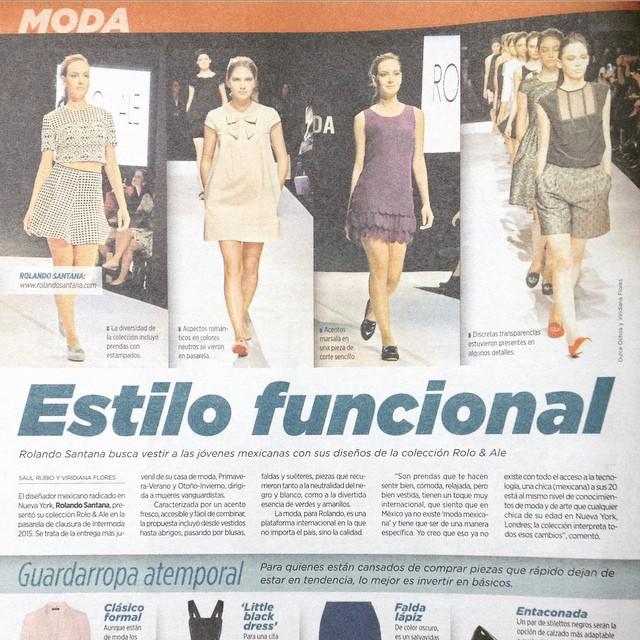 Intermoda's tweet photo. Gracias a "PrimeraFila" de #Mural, por la nota del desfile de @rolando_santana @roloandale #IM62 #intermoda http://t.co/xjEDdwYovY