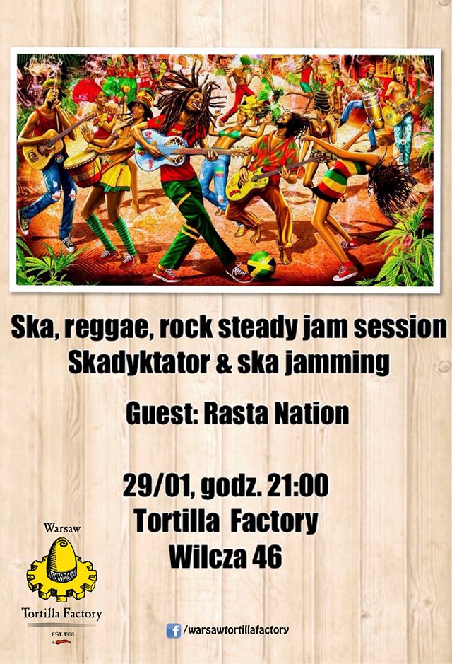 RudeMaker's tweet image. 29.01.2015 - Skadyktator and Ska Jammin - Warszawa
#ska #reggae #rocksteady #jammsession 
rudemaker.pl/wydarzenia/298…