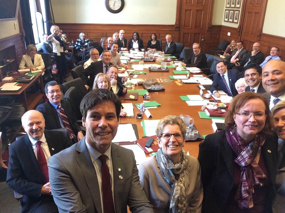 It’s an Ontario Cabinet #BellLetsTalk #selfie! Working together, we can end the stigma.