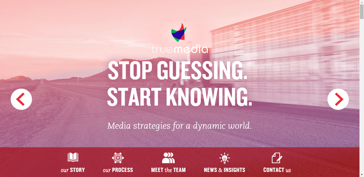 truemediaagency's tweet photo. We've relaunched our site with a completely new design. Check it out!
http://t.co/B4Z6FfWmt0 http://t.co/DU6wIuqFdk