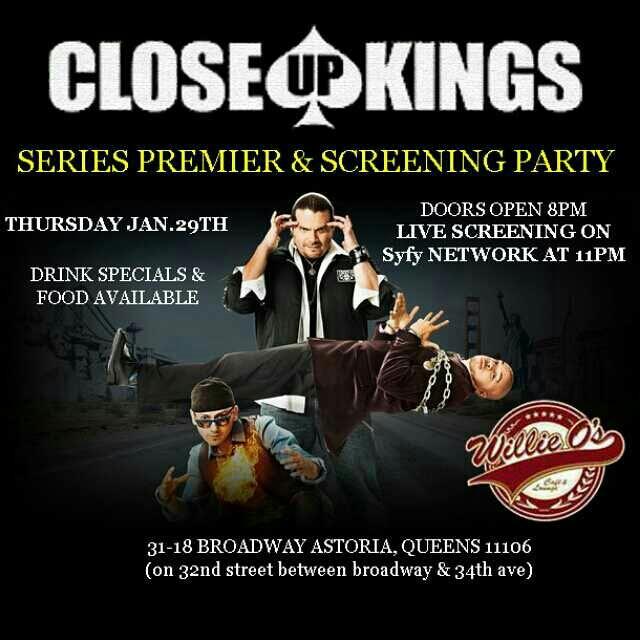 Jblazemagic's tweet image. Season premiere #syfytv #closeupkings @willieoscafe