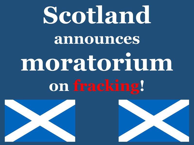 ReneeVogelsang's tweet photo. #Scotland temporarily bans #fracking! #FrackingMoratorium @FoEScot @FrackOff_Scot @FrackFreeUK #RenewablesWorldwide http://t.co/x5kvG95IT0