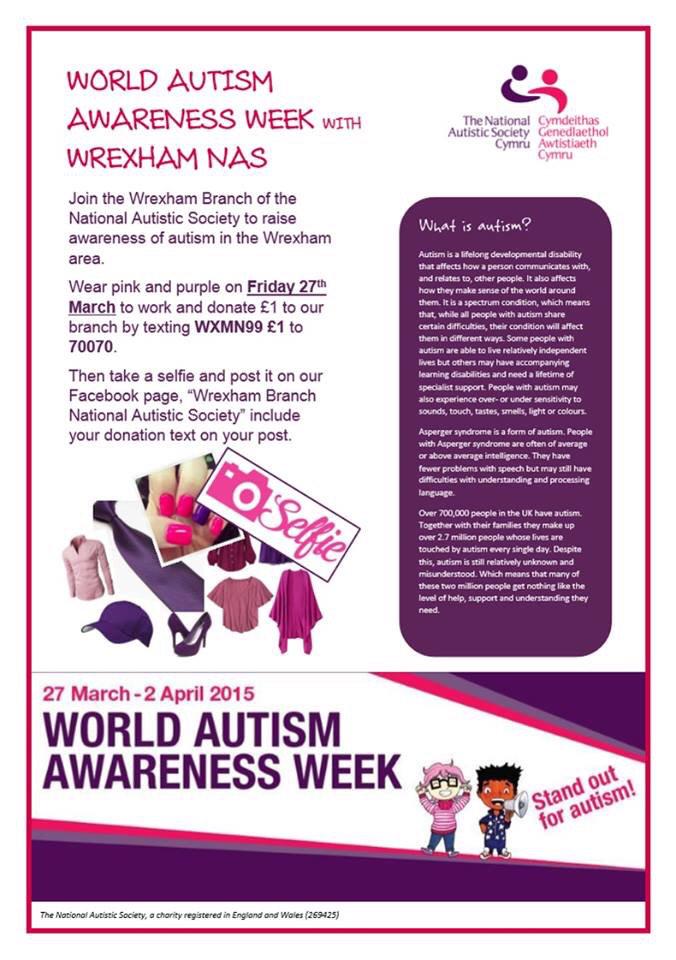 Any business want to show your support for autism awareness week? #wrexhamhour