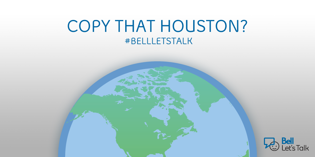 Bell_LetsTalk's tweet photo. #BellLetsTalk is trending across the Earth. @NASA @ISS_Research Help us take this conversation into the stratosphere! http://t.co/FwQV3SXAtS