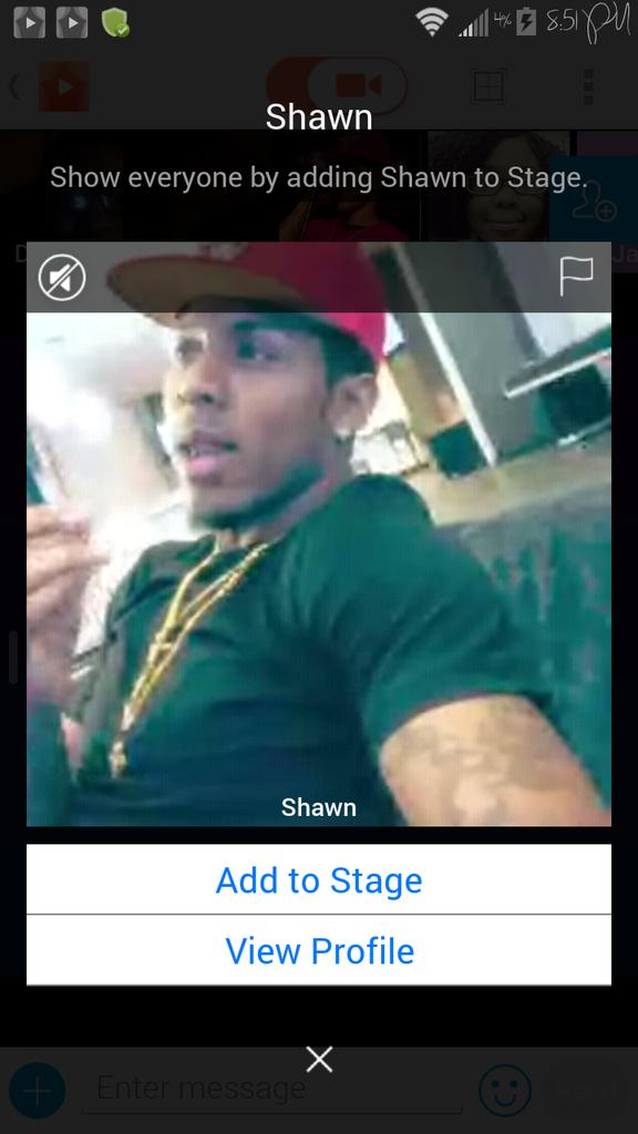 Asheea_Baby's tweet image. Was on chat with (Shawn) 😍 @ShawnFoxx_21 on 
@OkHelloApp 
Its #fun no lie come join #seenbae lol #lit 😄