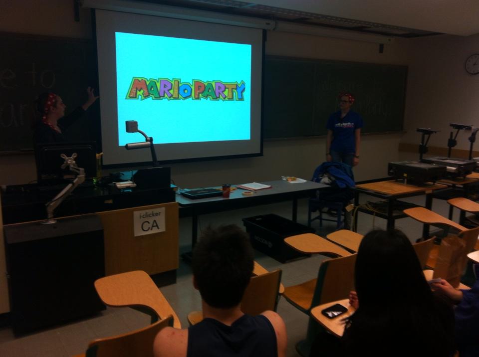 ubcrec's tweet photo. Welcome to Mario Party! The crazy memorization game to earn coins! #versus15 http://t.co/7zG2O3t5qy