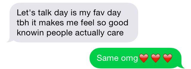 #BellLetsTalk about how proud I am of everyone working together to make a difference.