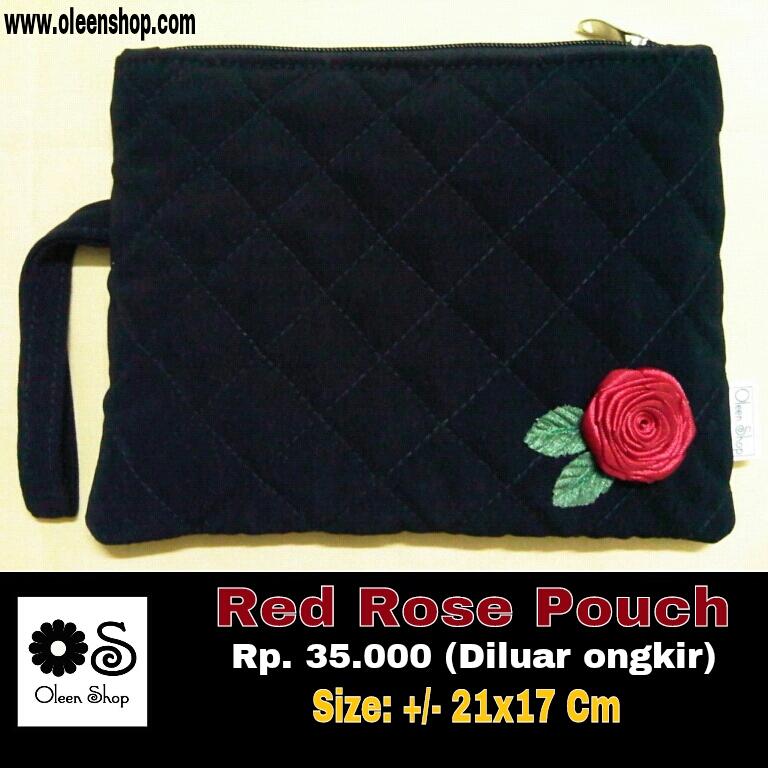 ^_^ "<a href="/OleenShop/">Bags, Dress & Crafts</a>: Red Rose Pouch...
Cocok untuk HP, kosmetik, hadiah atau souvenir. Murah meriah. Grab it fast :) "