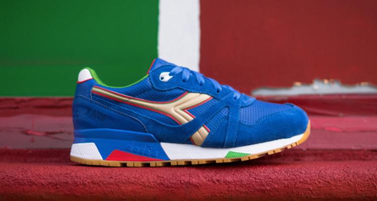 diadora n9000 azzurri