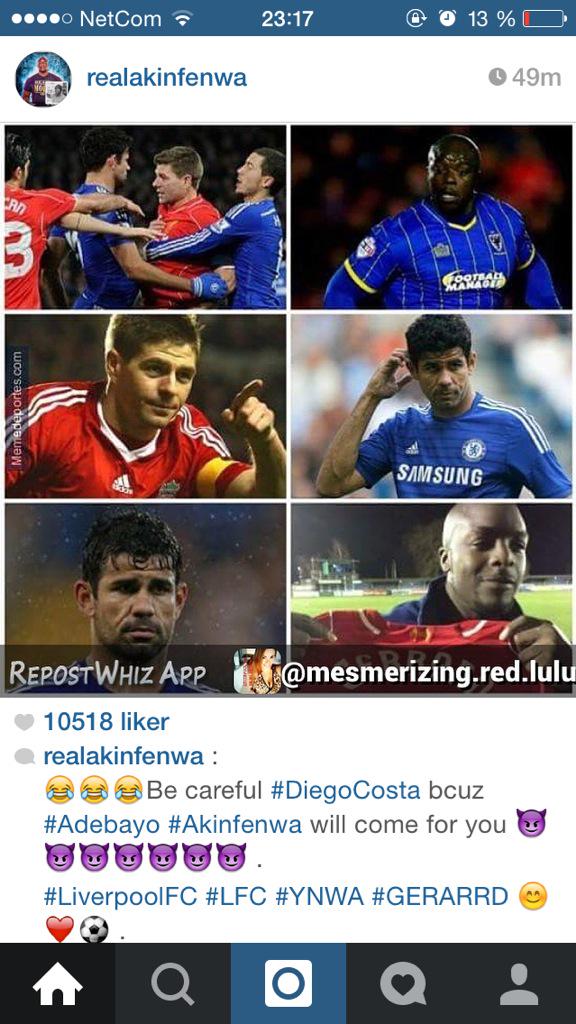 TheAnfieldTalk's tweet photo. .@daRealAkinfenwa on Instagram. Legend. http://t.co/aY6fjMpgmJ