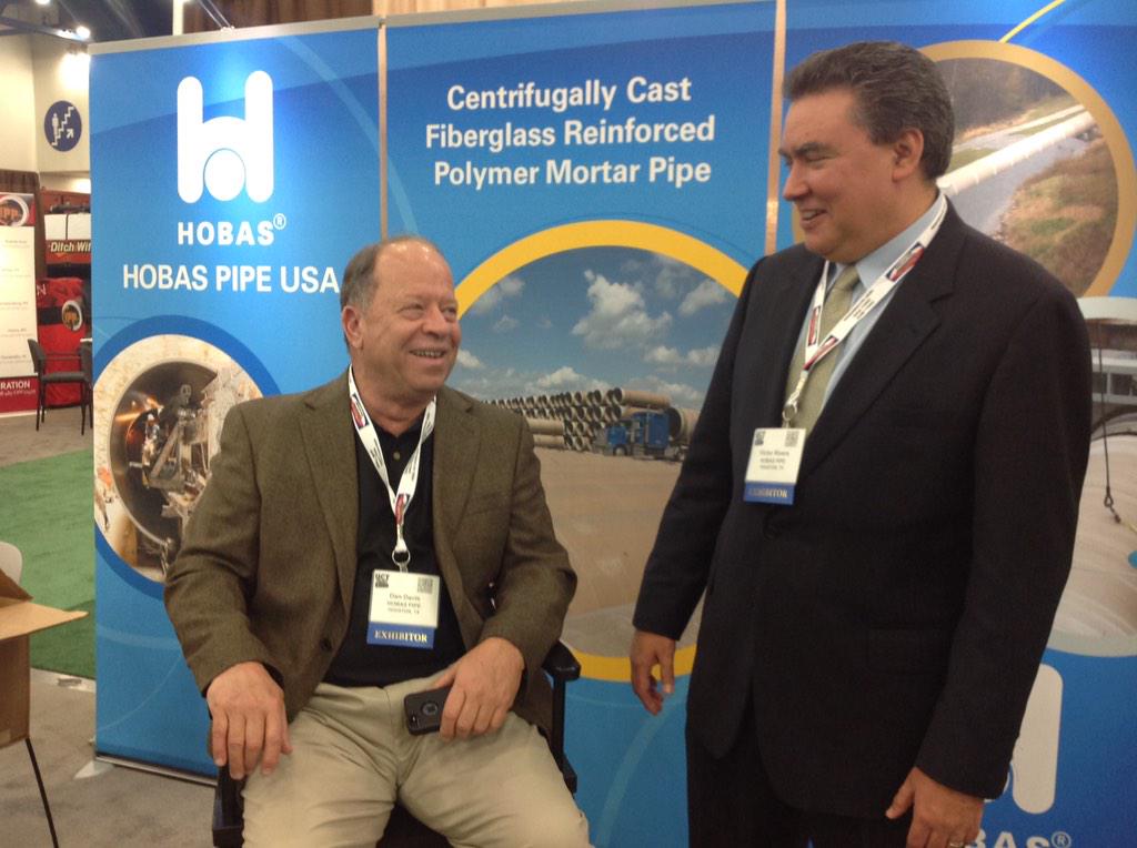 UCTonline's tweet photo. @HOBAS_Pipes you two were the booth studs at #UCT2015 http://t.co/VKvRgtD5Oi