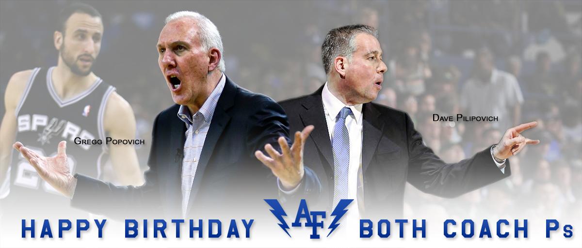 Happy Birthday to both of our Coach Ps, Gregg Popovich and 
