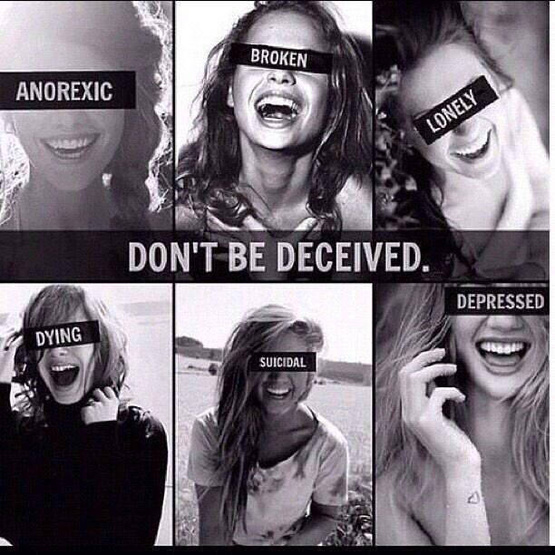 karleyhammerton's tweet photo. Don't be deceived #BeIILetsTalk http://t.co/2q3r4man9K